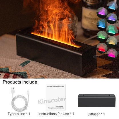 FlameGlow Ultrasonic Aroma Diffuser