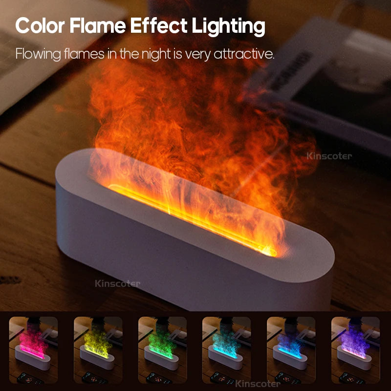 FlameGlow Ultrasonic Aroma Diffuser