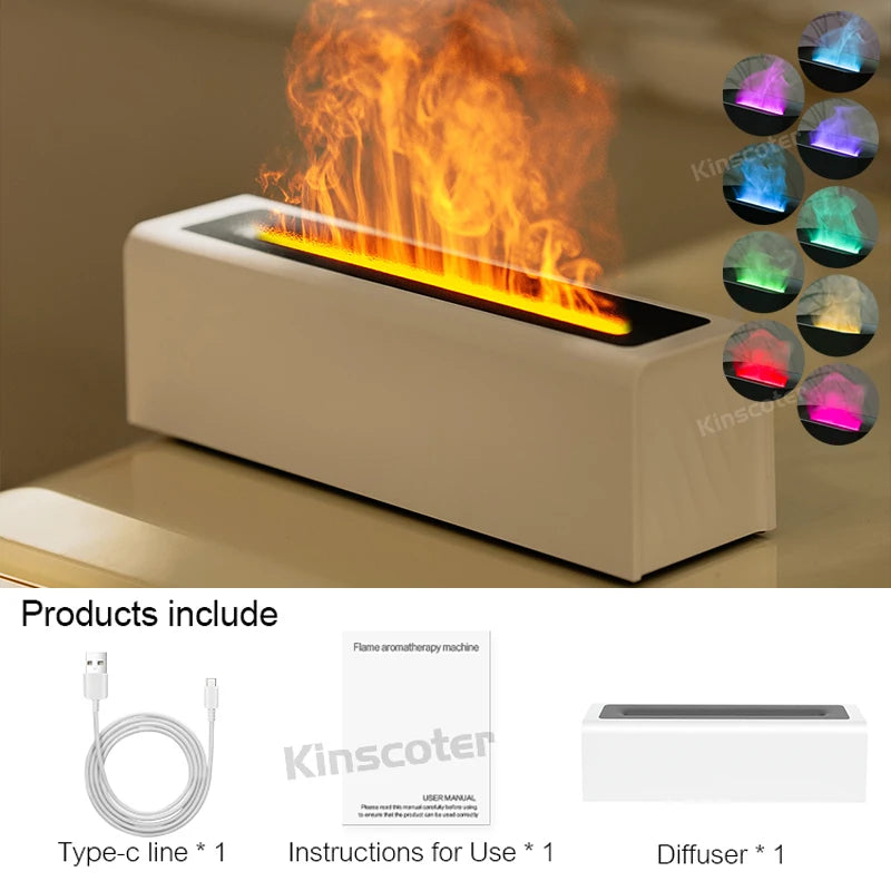 FlameGlow Ultrasonic Aroma Diffuser