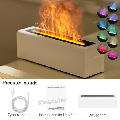 FlameGlow Ultrasonic Aroma Diffuser